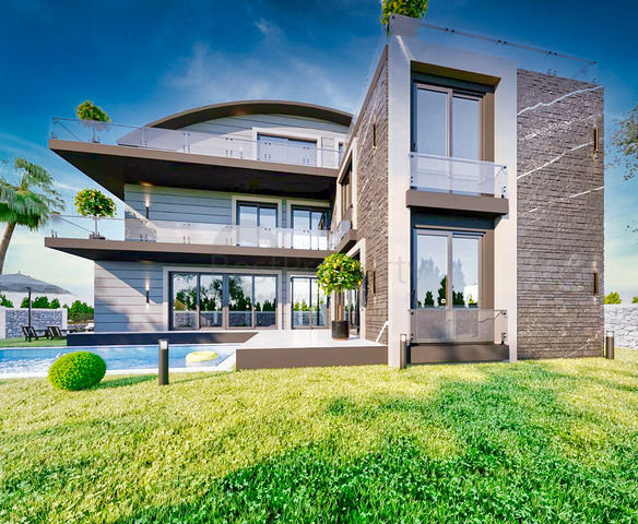 Виллы планировки 6+1 в районе Белек - Анталия 