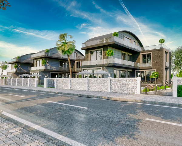 Виллы планировки 6+1 в районе Белек - Анталия 