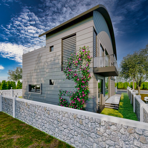 Виллы планировки 6+1 в районе Белек - Анталия 