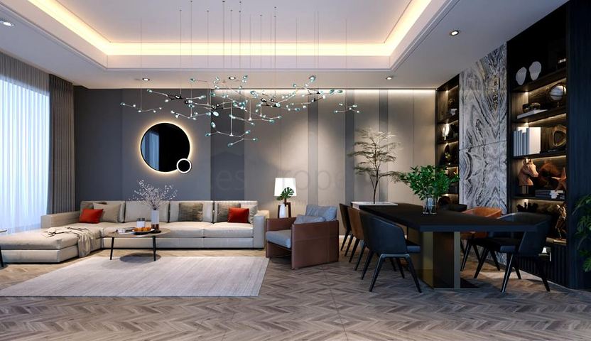 Виллы планировки 6+1 в районе Белек - Анталия 