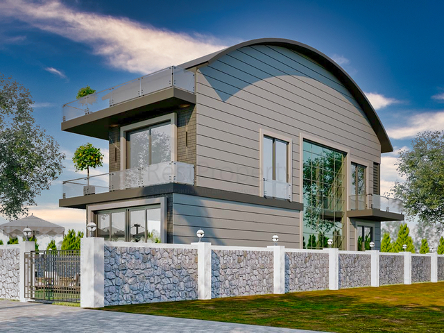 Виллы планировки 6+1 в районе Белек - Анталия 