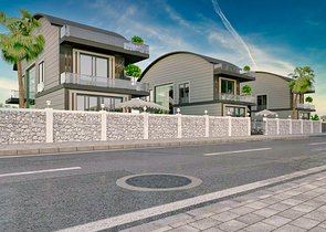 Виллы планировки 6+1 в районе Белек - Анталия 