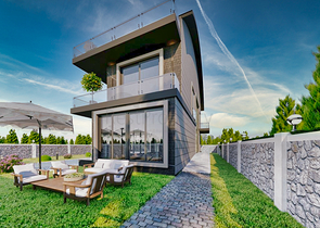 Виллы планировки 6+1 в районе Белек - Анталия 