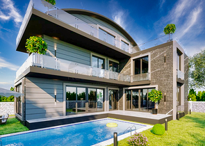 Виллы планировки 6+1 в районе Белек - Анталия 