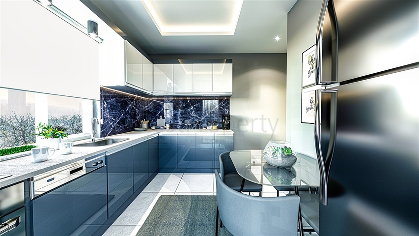 Квартиры планировки 2+1 , 4+1 и 5+1 дуплекс в центре города Анталия 