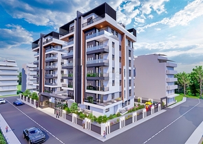 Квартиры планировки 2+1 , 4+1 и 5+1 дуплекс в центре города Анталия 