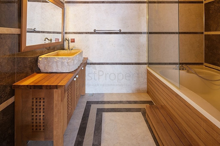 Элитная вилла с видом на Средиземное море в Каше Анталья