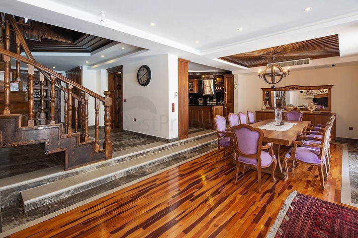 Элитная вилла с видом на Средиземное море в Каше Анталья