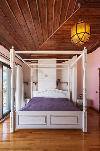 Элитная вилла с видом на Средиземное море в Каше Анталья