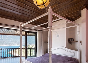 Элитная вилла с видом на Средиземное море в Каше Анталья