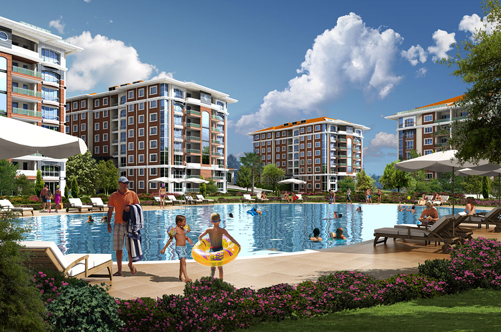 Проект семейной концепции в районе Бейликдюзю