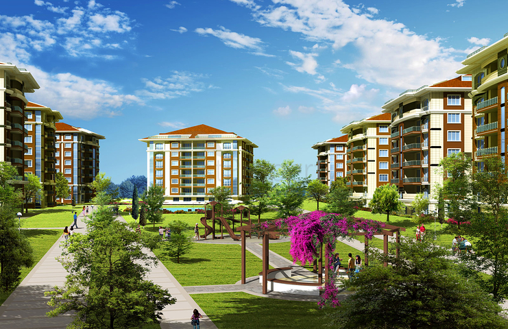 Проект семейной концепции в районе Бейликдюзю