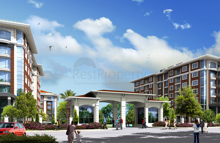 Проект семейной концепции в районе Бейликдюзю