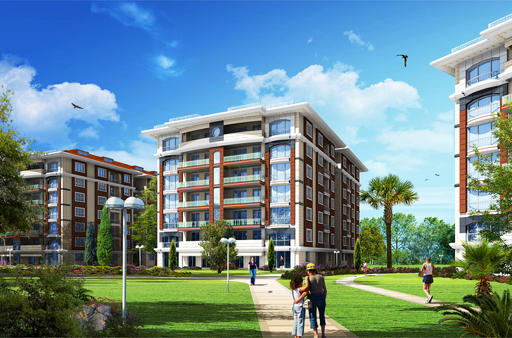 Проект семейной концепции в районе Бейликдюзю