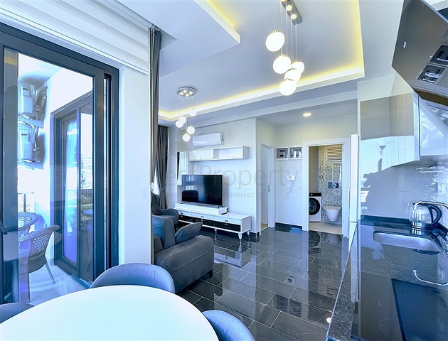 Квартира 1+1 в новом комплексе в Махмутларе