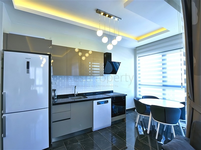 Квартира 1+1 в новом комплексе в Махмутларе