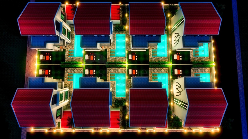 Вилла планировки 5+1 в районе Белек - Анталия  Вилла планировки 5+1 в районе Белек - Анталия