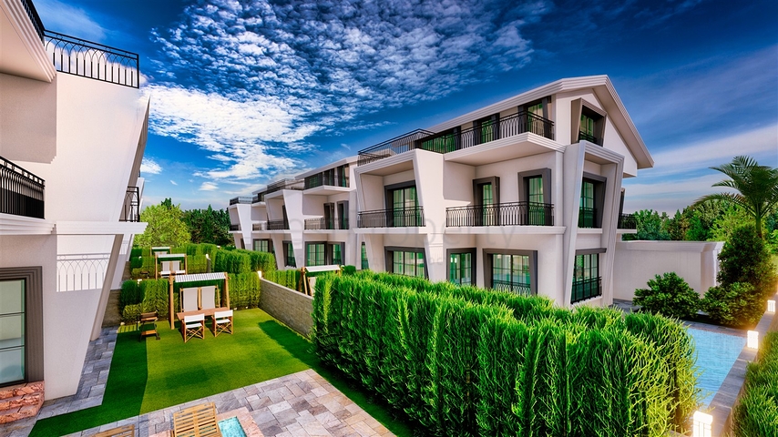 Вилла планировки 5+1 в районе Белек - Анталия  Вилла планировки 5+1 в районе Белек - Анталия