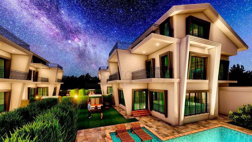 Вилла планировки 5+1 в районе Белек - Анталия  Вилла планировки 5+1 в районе Белек - Анталия