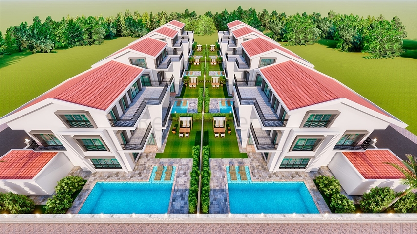 Вилла планировки 5+1 в районе Белек - Анталия  Вилла планировки 5+1 в районе Белек - Анталия