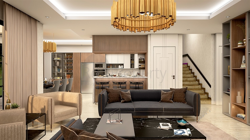 Вилла планировки 5+1 в районе Белек - Анталия  Вилла планировки 5+1 в районе Белек - Анталия