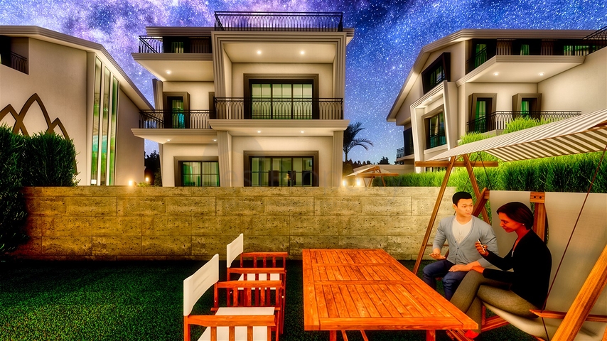 Вилла планировки 5+1 в районе Белек - Анталия  Вилла планировки 5+1 в районе Белек - Анталия