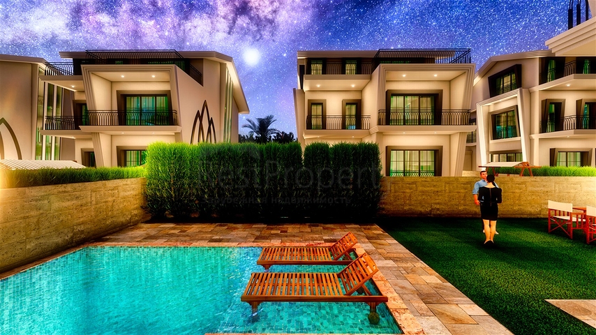 Вилла планировки 5+1 в районе Белек - Анталия  Вилла планировки 5+1 в районе Белек - Анталия