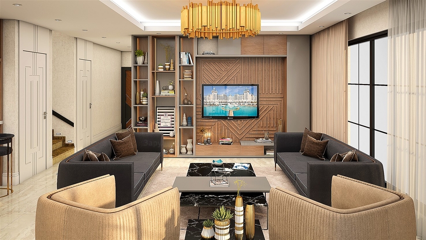 Вилла планировки 5+1 в районе Белек - Анталия  Вилла планировки 5+1 в районе Белек - Анталия