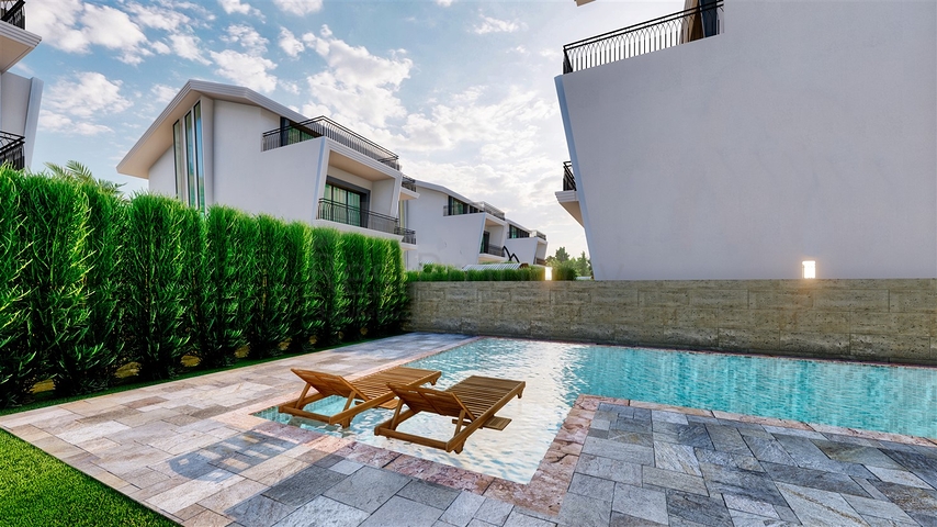 Вилла планировки 5+1 в районе Белек - Анталия  Вилла планировки 5+1 в районе Белек - Анталия