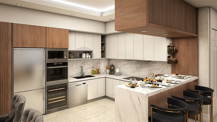 Вилла планировки 5+1 в районе Белек - Анталия  Вилла планировки 5+1 в районе Белек - Анталия