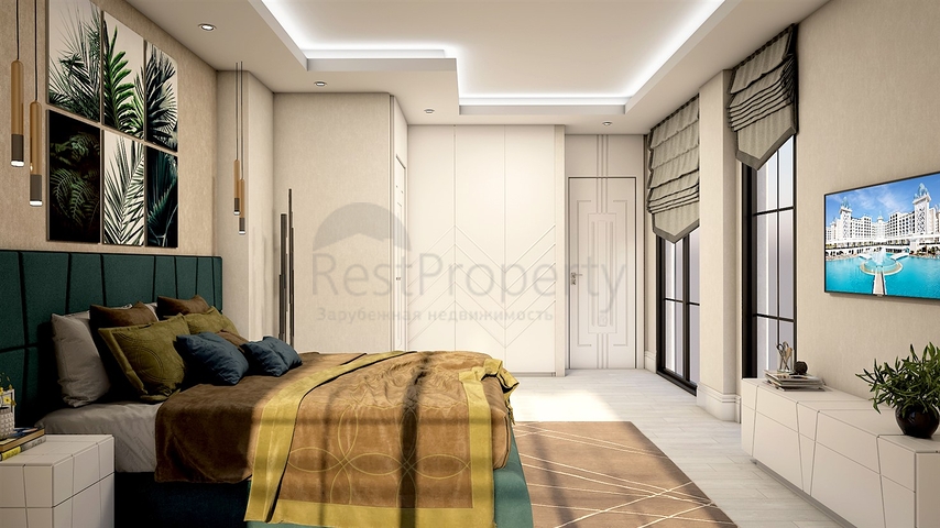 Вилла планировки 5+1 в районе Белек - Анталия  Вилла планировки 5+1 в районе Белек - Анталия