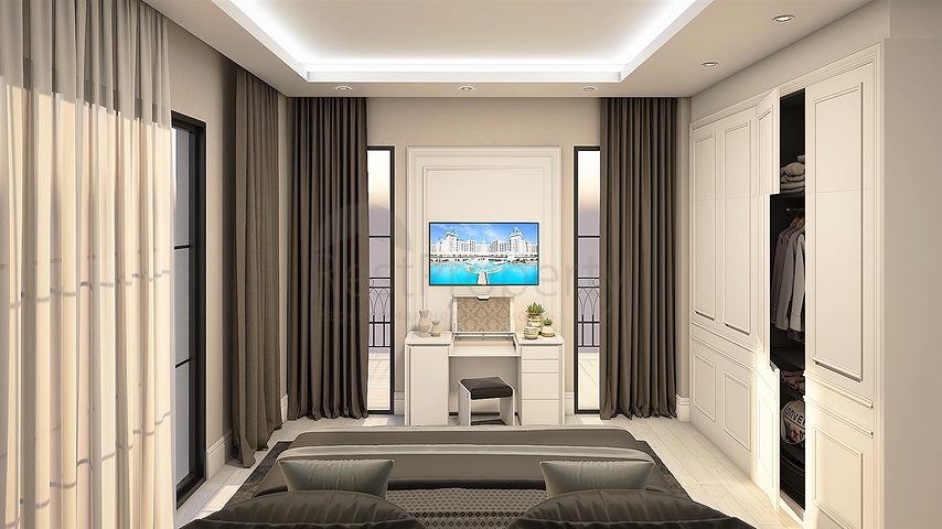 Вилла планировки 5+1 в районе Белек - Анталия  Вилла планировки 5+1 в районе Белек - Анталия