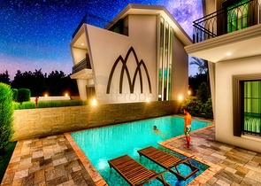 Вилла планировки 5+1 в районе Белек - Анталия  Вилла планировки 5+1 в районе Белек - Анталия