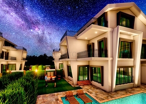 Вилла планировки 5+1 в районе Белек - Анталия  Вилла планировки 5+1 в районе Белек - Анталия