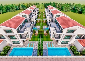 Вилла планировки 5+1 в районе Белек - Анталия  Вилла планировки 5+1 в районе Белек - Анталия