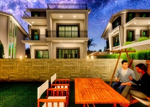 Вилла планировки 5+1 в районе Белек - Анталия  Вилла планировки 5+1 в районе Белек - Анталия