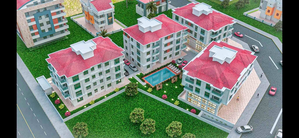 Квартиры планировки 2+1 в районе Кепез - Анталия 