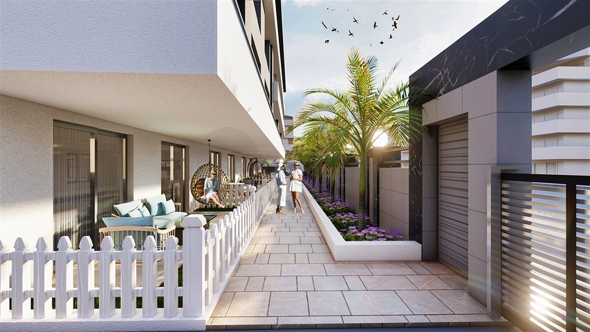 Квартиры планировки 2+1,3+1, 4+1  дуплекс в центре города Анталия  