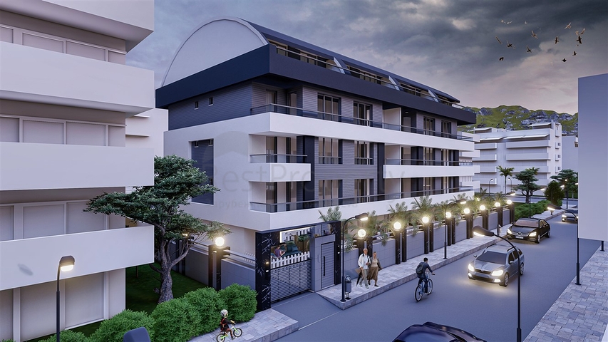 Квартиры планировки 2+1,3+1, 4+1  дуплекс в центре города Анталия  