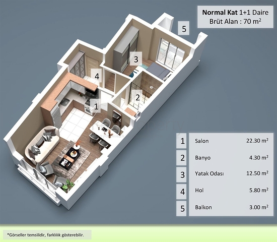 Квартиры планировки 2+1,3+1, 4+1  дуплекс в центре города Анталия  