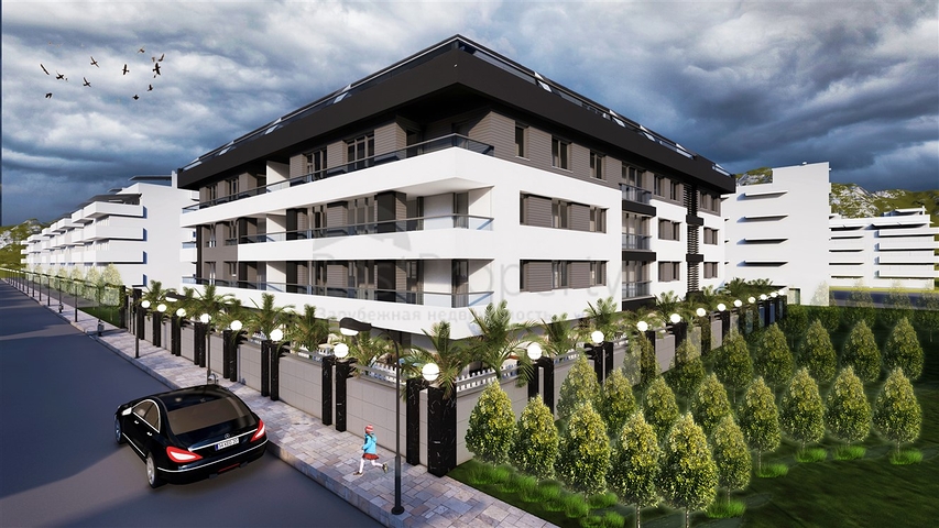 Квартиры планировки 2+1,3+1, 4+1  дуплекс в центре города Анталия  