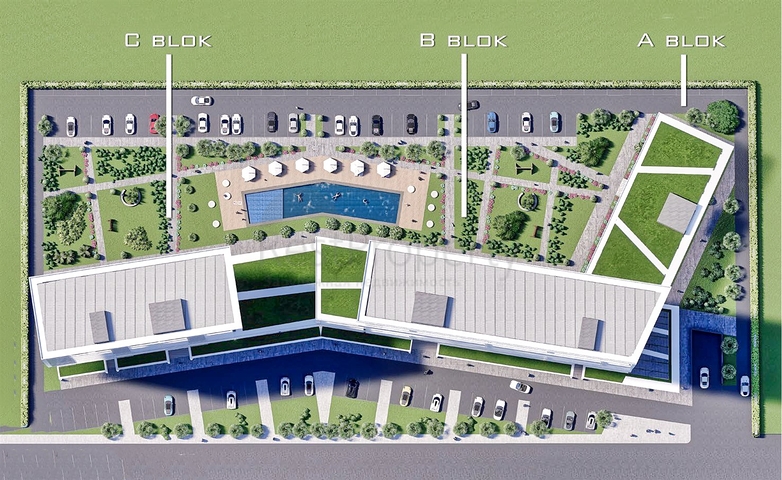 Квартиры планировки 1+1  2+1 в районе Кепез - Анталия 