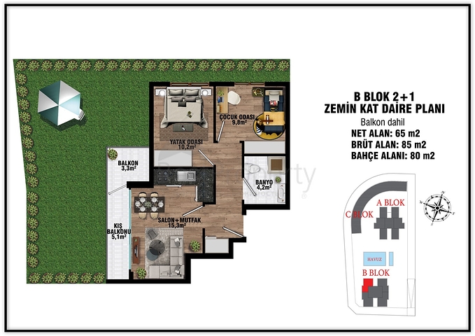 Инвестиционный проект в микрорайоне Алтынташ - Анталия 