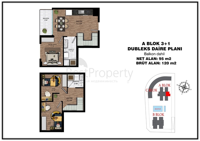 Инвестиционный проект в микрорайоне Алтынташ - Анталия 