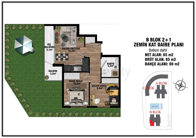 Инвестиционный проект в микрорайоне Алтынташ - Анталия 