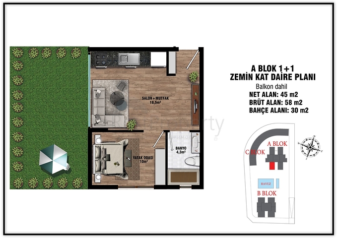 Инвестиционный проект в микрорайоне Алтынташ - Анталия 