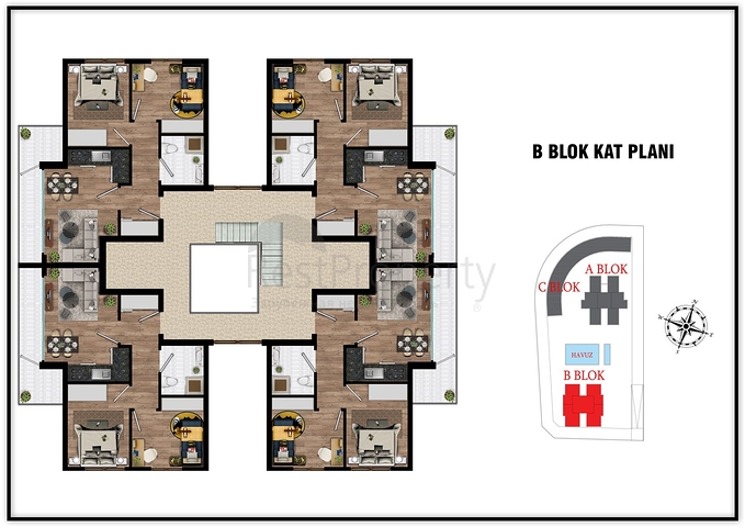 Инвестиционный проект в микрорайоне Алтынташ - Анталия 