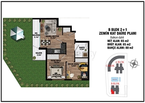 Инвестиционный проект в микрорайоне Алтынташ - Анталия 
