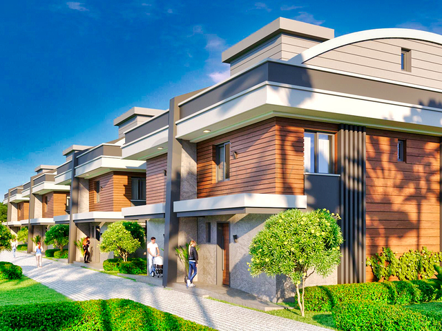 Виллы планировки 5+1 в районе Моллаюсуф - Анталия 