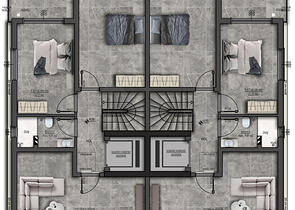 Виллы планировки 5+1 в районе Моллаюсуф - Анталия 